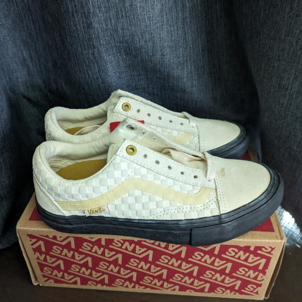 Vans Old Skool Pro Lizzie Armanto Antique Black Women 5.5 Suede 082025 - Picture 10 of 12